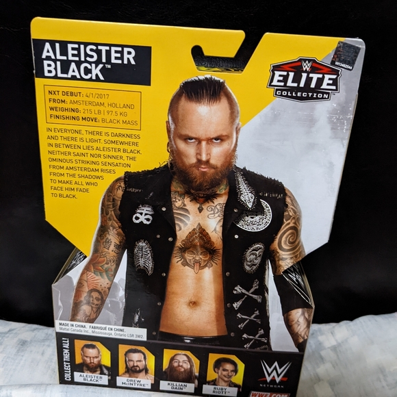 WWE Elite NXT Aleister Black figure - Picture 3 of 6